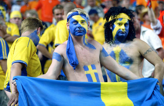 avgjordes på straff, 4-5 slutade matchen och Sverige är