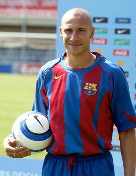 Henrik Henke Larsson i nya klubbtröjan