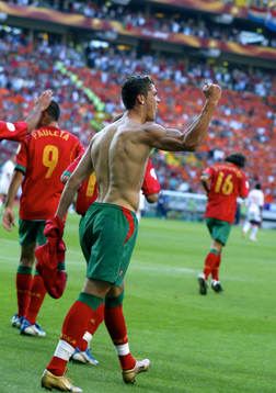 Cristiano Ronaldo, 1-0, jubel