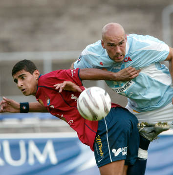 Ailton Almeida och Daniel Majstorovic