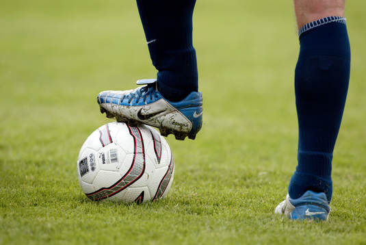 Strumpor, ben, boll, fot, sko, fotbollsko, Nike