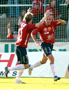 Örgryte- Landskrona 1-1 TRYGGVI GUDMUNDSSON OCH JOHAN