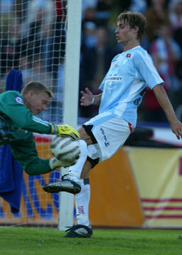 Tobias Grahn, Malmö och Fredrik Sundfors, målvakt,