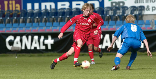 Fotboll, canal+ cup, final, Småland - Uppland
