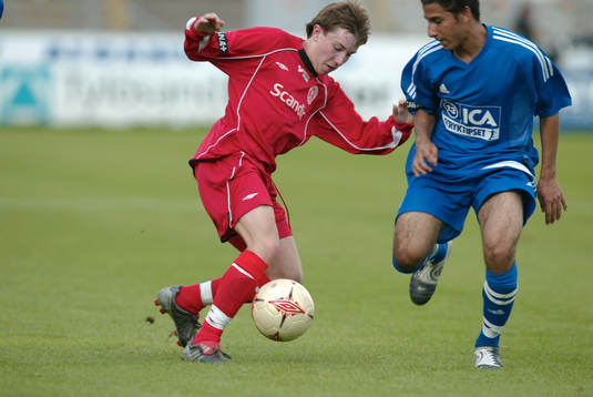 Fotboll, canal+ cup, final, Småland - Uppland