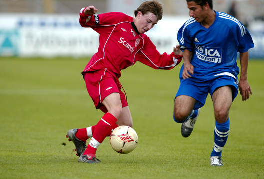 Fotboll, canal+ cup, final, Småland - Uppland