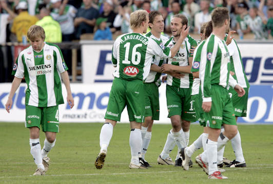 Max von Schlebrügge, Hammarby, jubel