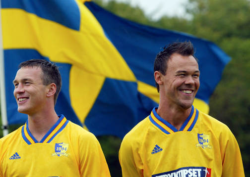 Fotboll, 1994 års VM-lag, 10-årsjubileum, Varberg -