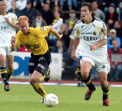 Stefan Ishizaki, AIK och Magnus Samuelsson, Elfsborg