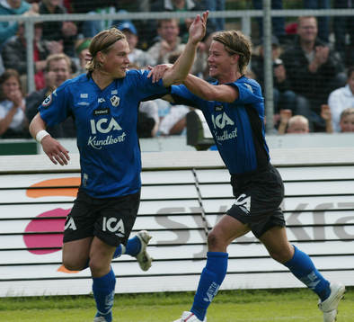 1-0, Markus Rosenberg, som grattas av Dusan Djuric