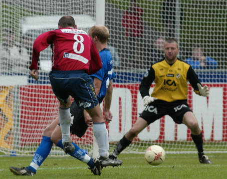 2-2, Tryggvi Gudmundsson rundar Andreas Johansson och