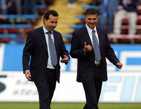 tefan Rehn och Zoran Lukic, tränare, Djurgården