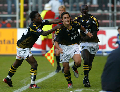 Stefan Ishizaki, AIK gratuleras