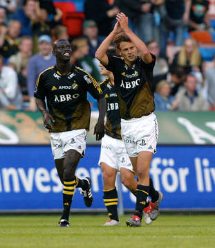 Daniel Hoch, AIK gjorde 3-1 målet