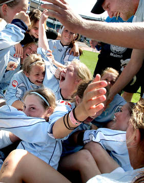Fotboll, Gothia Cup, Girls 15, final, Malmö FF- Central