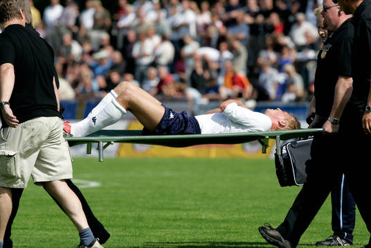 Lee Barnard, Tottenham skadad