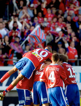 HIF jubel, glädje