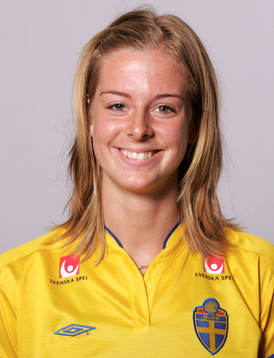 Fotboll, dam, Sverige, Porträtt, Lotta Schelin