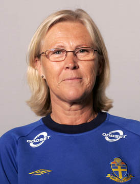 Fotboll, dam, Sverige, Porträtt, Anna-Lena Kjellman,