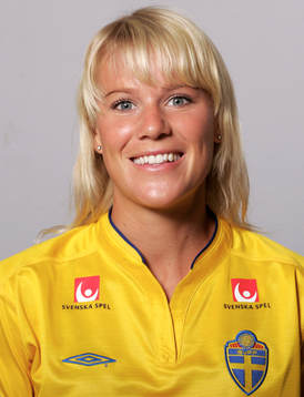 Fotboll, dam, Sverige, Porträtt, Anna Sjöström
