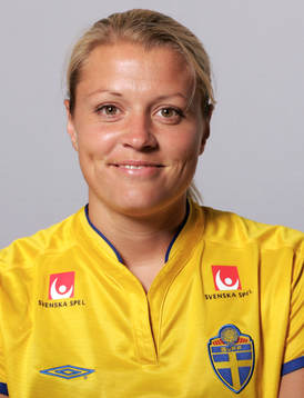Fotboll, dam, Sverige,  Porträtt, Karolina Westberg