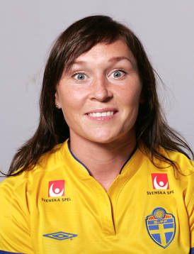 Fotboll, dam, Sverige,  Porträtt, Frida Östberg
