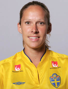 Fotboll, dam, Sverige,  Porträtt, Linda Fagerström