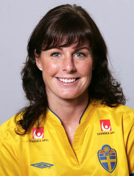 Fotboll, dam, Sverige,  Porträtt, Malin Moström