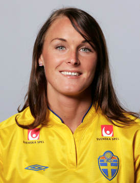 Fotboll, dam, Sverige, Porträtt, Salina Olsson