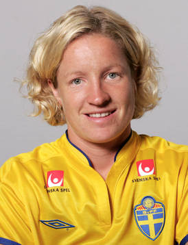 Fotboll, dam, Sverige,  Porträtt, Victoria Svensson