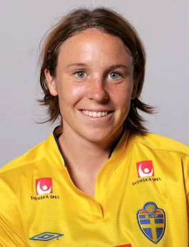 Fotboll, dam, Sverige, Porträtt, Hanna Ljungberg
