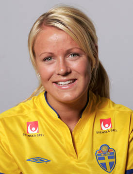 Fotboll, dam, Sverige,  Porträtt, Josefine Öqvist