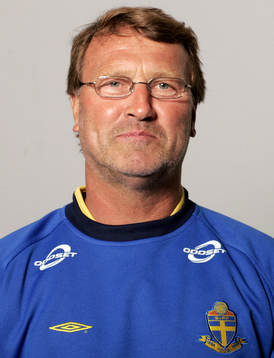 Fotboll, dam, Sverige, Porträtt, Per Landfors, tränare