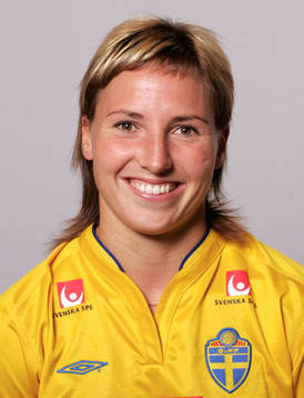 Fotboll, dam, Sverige,  Porträtt, Sofia Eriksson