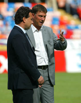 Stefan Rehn och Kjell Jonevret, tränare, Djurgården