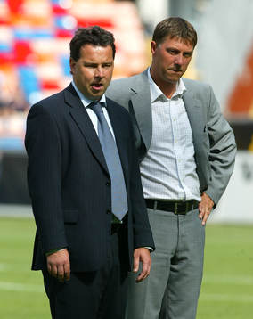 Stefan Rehn och Kjell Jonevret, tränare, Djurgården