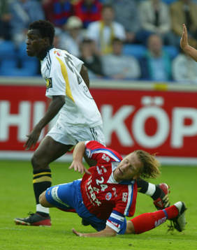 Jesper Jansson, Helsingborg och Derek Boateng, AIK