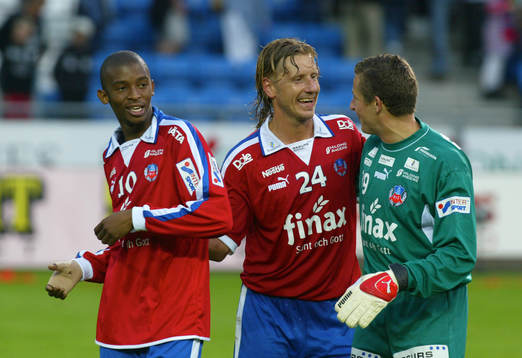 Thando Mngomeni, Jesper Jansson och Daniel Andersson,