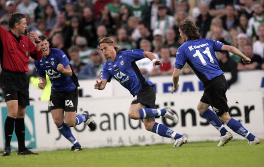 Markus Rosenberg, Joel Bergstrand och Mikael Nilsson,