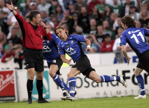 Markus Rosenberg, Joel Bergstrand och Mikael Nilsson,