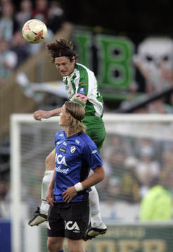 Markus Rosenberg, Halmstad och Petur Marteinsson, Hammarby
