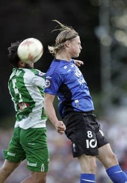 Markus Rosenberg, Halmstad och Alexander Östlund, Hammarby
