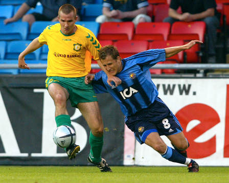 Mindaugas Pacevicius, Kaunas och Tobias Hysén, Djurgården