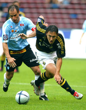 Thomas Olsson, Malmö och Stefan Ishizaki, AIK