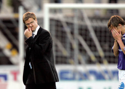 Sundsvall tränare Rickard Norling är bekymrad och Kalle