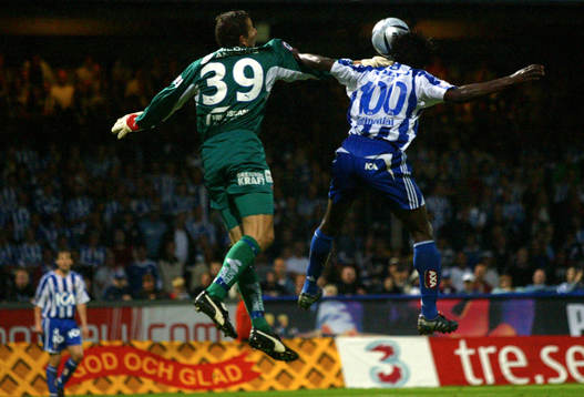 Peter Ijeh, Göteborg och Daniel Andersson, Helsingborg