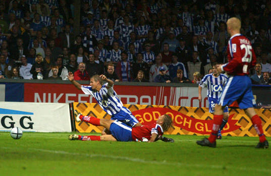 Jesper Jansson, Helsingborg fäller Niclas Alexandersson,