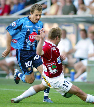 Tobias Hysén, Djurgården och Anders Friberg, Landskrona