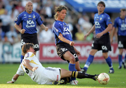 Dusan Djuric, Halmstad och Niklas Sandberg, AIK