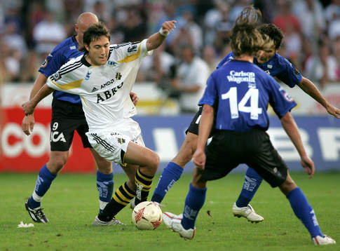 Stefan Ishizaki, AIK dribblar tre halmstadspelare